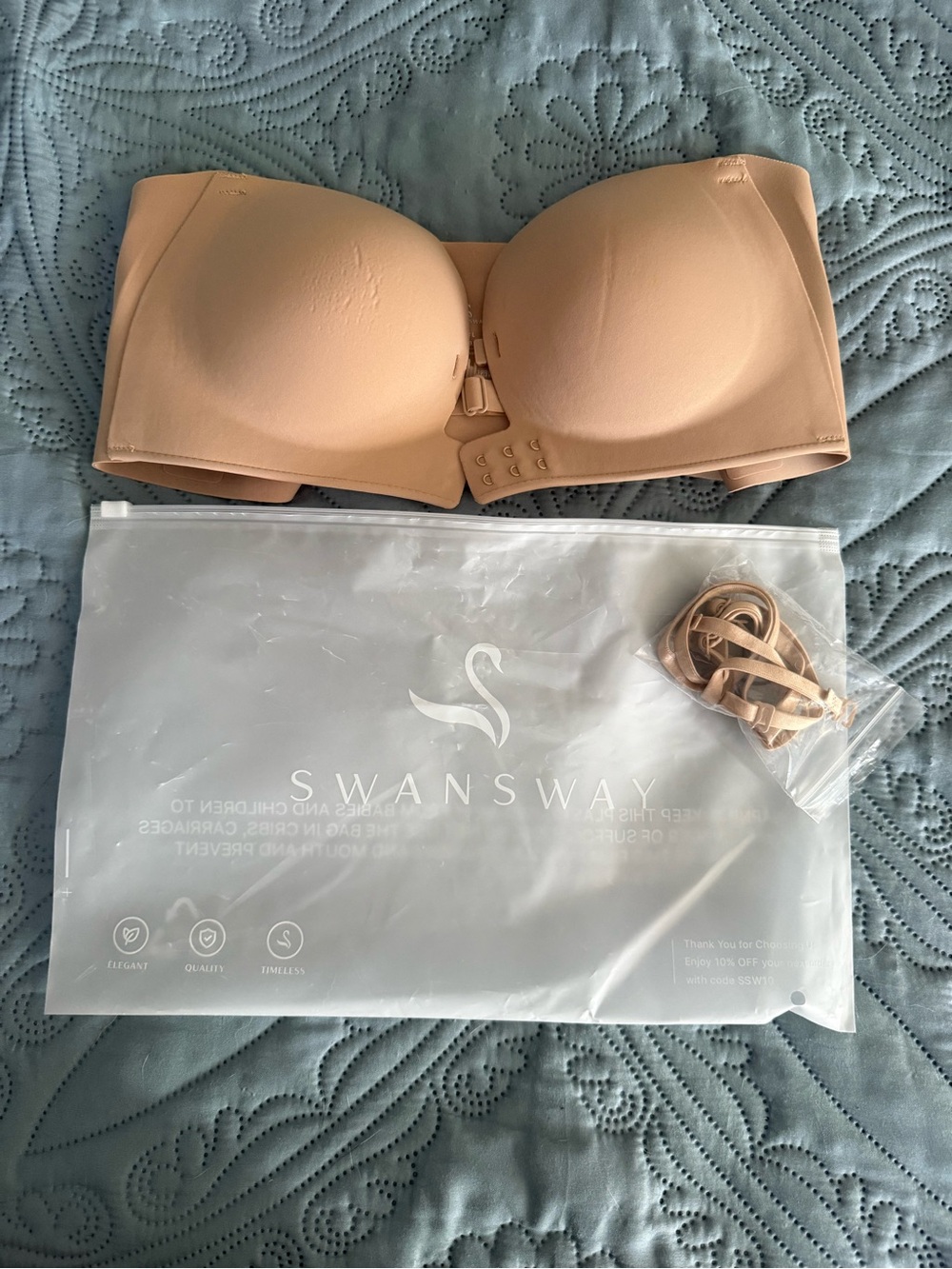 Swansway Strapless Push-Up Bra
